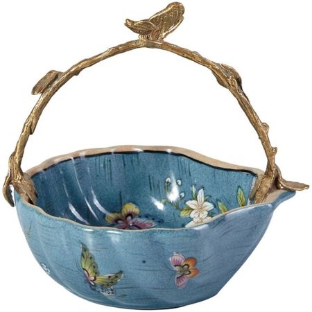 Корзиночка Glasar с бабочкой hgd2135 16х14х16 см артур александрович гиваргизов энциклопедия с бабочкой и барабаном