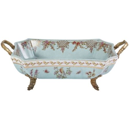 Блюдо Glasar с ручками lg3042k 35х23х10 см