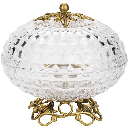 Конфетница Glasar hgl483l 20х20х19 см силиконовая форма для конфет сахарные собаки