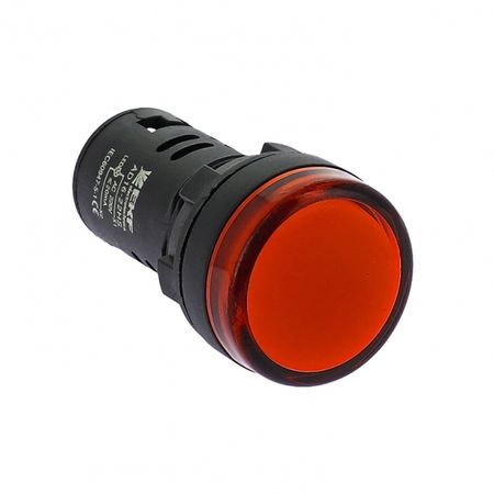 Лампа сигнальная EKF PROxima AD16-16HS 24 В IP54 пластиковая красная (ledm-ad16-24-r)