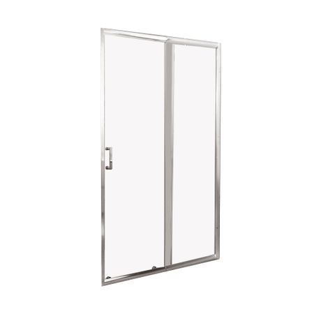 Душевая дверь BelBagno Unique стекло прозрачное 125х190 см профиль хром 5 мм раздвижная (UNIQUE-BF-1-110/125-C-Cr)