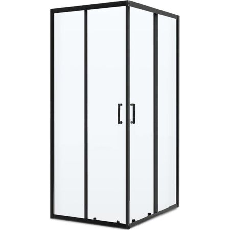 Душевой уголок BelBagno Uno черный 90х90х195 см квадрат стекло прозрачное 5 мм (UNO-195-A-2-90-C-NERO) курильница из цинкового сплава китайский стиль