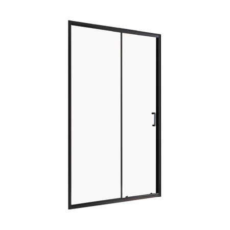 Душевая дверь BelBagno Uno-195 стекло прозрачное 120х195 см профиль черный 5 мм раздвижная (UNO-195-BF-1-120-C-NERO)
