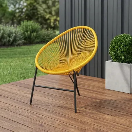 Стул Acapulco цвет желтый складной декоративный веер kitpipi много ный