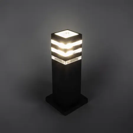 Фонарный столб уличный Smartbuy Square 30 см цвет черный la conception de safina antonina серьги square gold earrings