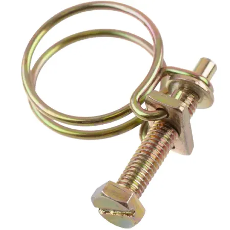 Хомут проволочный оцинкованный 31-38 мм 2 шт металлический проволочный абажур 25 см