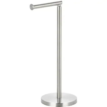 Стойка для ёршика и туалетной бумаги Vidage Юстис 54 см сталь цвет сатин