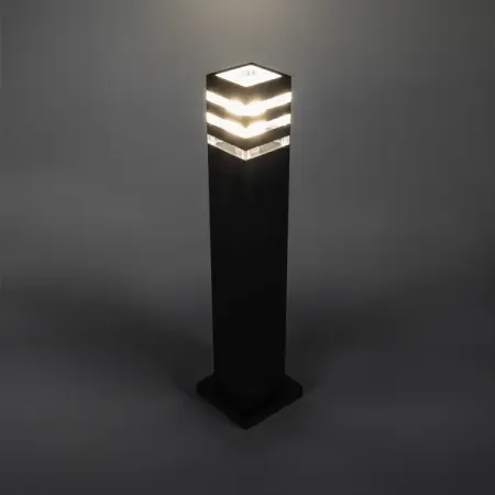Фонарный столб уличный Smartbuy Square 60 см цвет черный светодиодные лампочки sunspurt для ремонта телевизоров 32 65 дюймов