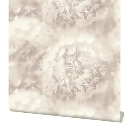 Обои флизелиновые Palitra Home Rosinka бежевые 1.06 м HC72408-21