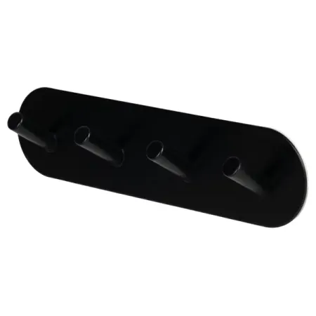 Крючок самоклеящийся Vidage Алис металлический четверной цвет черный