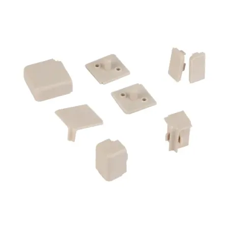 Комплект заглушек для кухонного плинтуса Квадро 017/025 цвет бежевый комплект инжекторов удобрений wzcwjnlgm