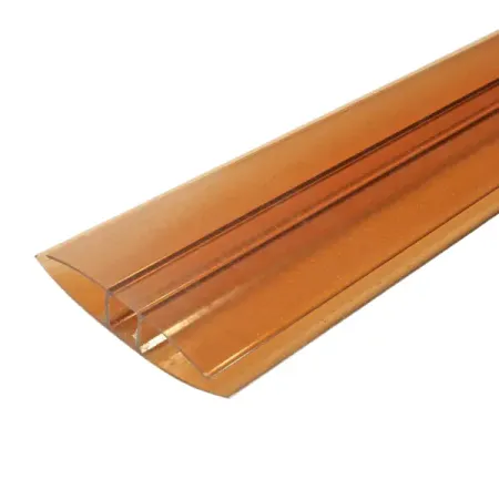 Профиль соединительный для поликарбоната 4 мм 3 м терракот каскадные вешалки из поликарбоната 10 шт