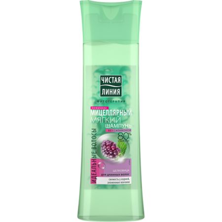 Шампунь Чистая линия Мицеллярный мягкий Идеальные волосы 400 мл