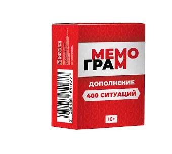 Настольная игра «Дополнение для игры Мемограм, 400 ситуаций»