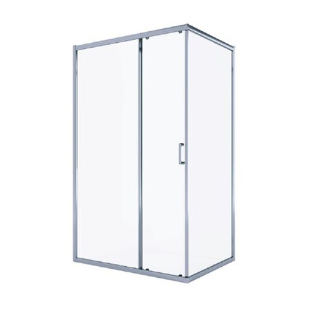 Душевой уголок Alex Baitler AB-1 хром 120х90х200 см прямоугольник стекло прозрачное 6 мм лора руби 13 дверей за каждой волки
