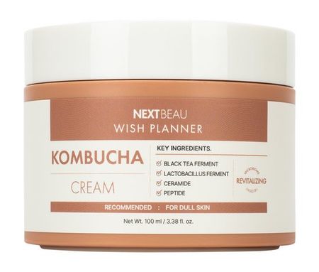 NextBeau Wish Planner Kombucha Biome Cream kinbor 8 compartment planner handbook a5