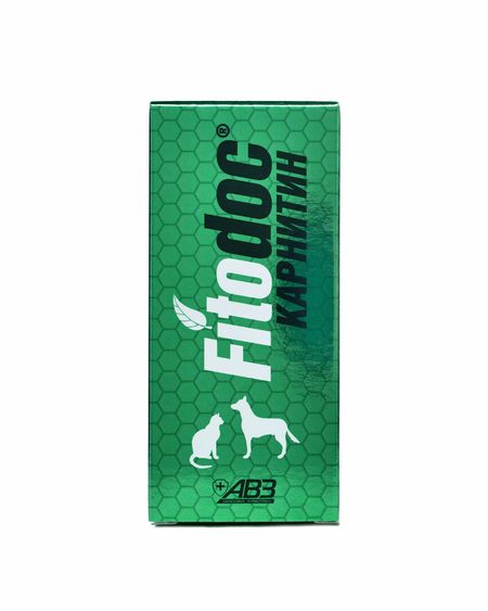 Витамины и добавки Агроветзащита Кормовая добавка Fitodoc Карнитин для собак и кошек (50 мл)
