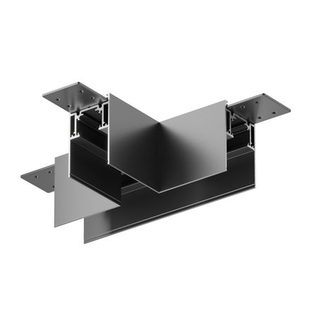 Коннектор для магнитного шинопровода Т-образный Maytoni Technical Gravity черный (TRA010CT-41B)