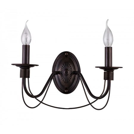 Бра Freya Velia E14 120 Вт 220-240 В коричневое IP20 (FR2046-WL-02-BR) рождественские шары с веревкой cyzq 100 шт