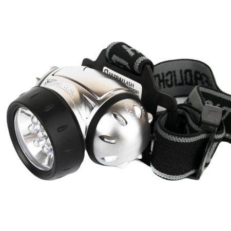 Фонарь налобный Ultraflash LED5351 светодиодный 7 LED 0,56 Вт на батарейках ААА Li-Ion пластик 3 режима (LED5351)