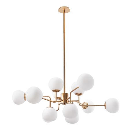 Люстра подвесная Maytoni Erich E14 480 Вт 36 кв.м (MOD221-PL-12-G)