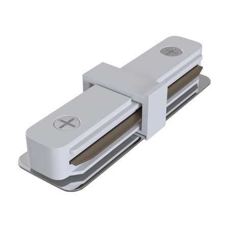 Коннектор для однофазного шинопровода прямой Maytoni Technical Unity белый (TRA001C-11W)