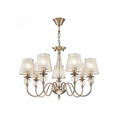 Люстра подвесная Freya Inessa E14 280 Вт 18,66 кв.м (FR2685PL-07BZ) люстра подвесная freya elsa e14 360 вт 24 кв м fr5133pl 06ch