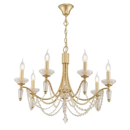 Люстра подвесная Freya Zoe E14 280 Вт 18,66 кв.м (FR2009PL-07G) люстра подвесная freya elsa e14 360 вт 24 кв м fr5133pl 06ch