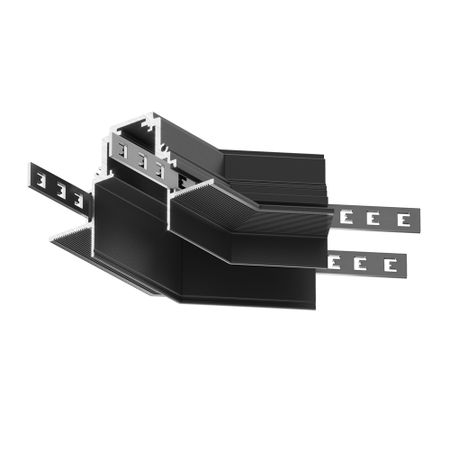 Коннектор для магнитного шинопровода L-образный Maytoni Technical Gravity черный (TRA010CLO-42B) соединитель 3 палый t образный для 20х20мм