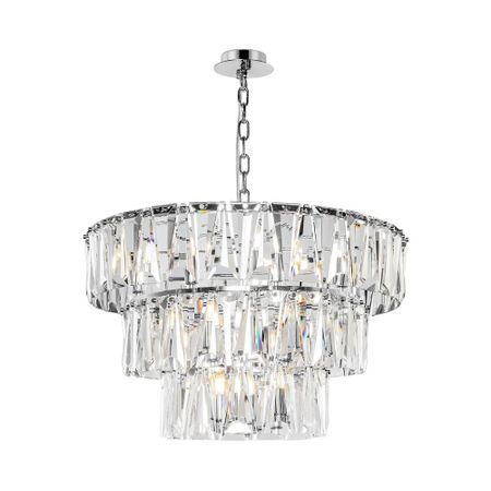 Люстра подвесная Maytoni Puntes E14 720 Вт 45 кв.м (MOD043PL-18CH)