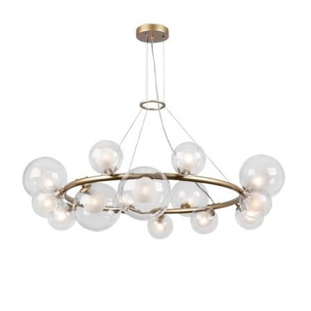 Люстра подвесная Freya Deserto G9 175 Вт 42 кв.м (FR5139PL-14MG) подвесные светильники qiyimei led