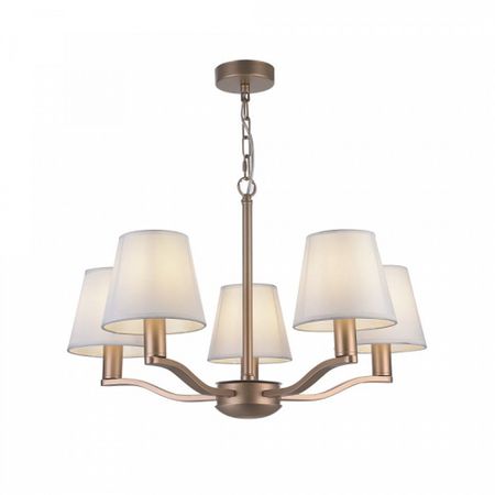 Люстра потолочная Freya Marika E14 300 Вт 20 кв.м (FR5671PL-05G) стеклянные настенные светильники золотого а