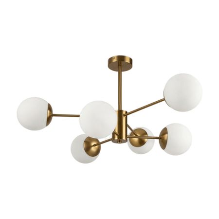 Люстра подвесная Freya Sonder E27 360 Вт 18 кв.м (FR5204PL-06BS) sandyha круглая стеклянная люстра led