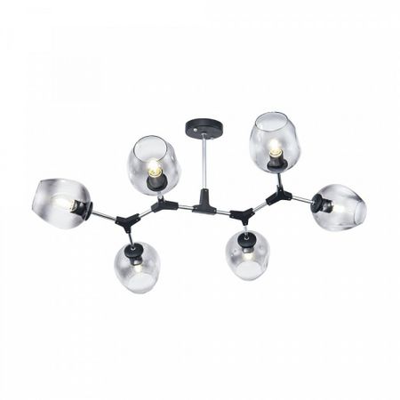 Люстра потолочная Freya Desi E27 360 Вт 24 кв.м (FR5006CL-06B) люстра потолочная freya diva e27 3х60вт