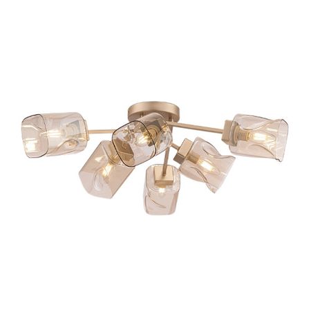 Люстра потолочная Freya Isabella E14 240 Вт 16 кв.м (FR5095CL-06G) потолочные светильники ouio cob регулируемые 5 20 вт