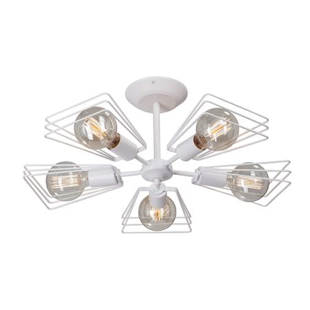 Люстра потолочная Vitaluce V4378 E27 200 Вт 15 кв.м (V4378-0/5PL)