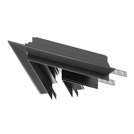 Коннектор для магнитного шинопровода L-образный Maytoni Technical Gravity черный (TRA010CLS-42B) соединитель 3 палый t образный для 20х20мм