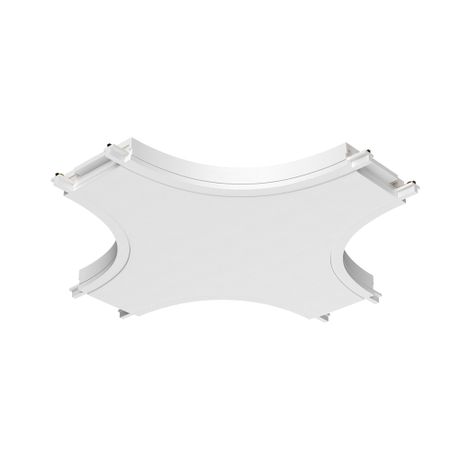 Коннектор для магнитного шинопровода X-образный Maytoni Technical Radity белый (TRA084CX-11W)