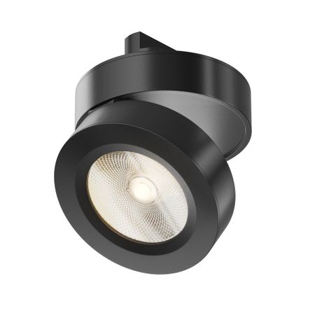 Светодиодный трековый светильник однофазный Maytoni Technical Magic Unity 3000К 12 Вт черный (TR006-1-12W3K-B) светодиодный трековый светильник однофазный maytoni technical vuoro unity 3000к 10 вт 2 кв м tr003 1 12w3k b