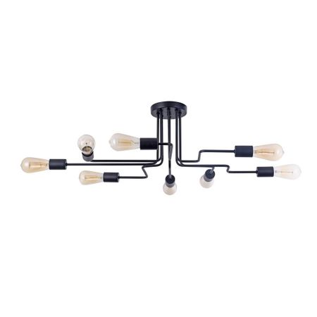 Люстра потолочная Maytoni Gilbert E27 480 Вт 35 кв.м (T532CL-08B) sandyha круглая стеклянная люстра led