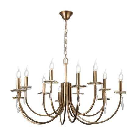 Люстра подвесная Freya Forte E14 480 Вт 32 кв.м (FR1006PL-12G) императорское воспитательное общество благородных девиц т 2 репринтное изд