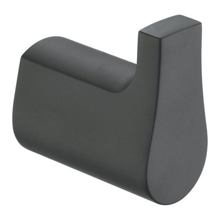 Крючок для ванной WasserKraft Elbe K-7200 одинарный на шуруп металл черный (K-7223)