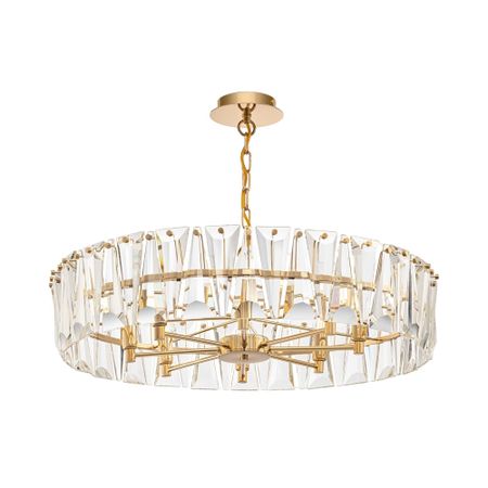 Люстра подвесная Maytoni Puntes E14 480 Вт 20 кв.м (MOD043PL-08G)