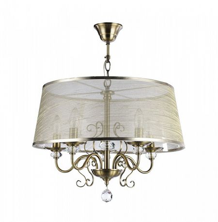 Люстра подвесная Freya Driana E14 200 Вт 13,33 кв.м (FR2405-PL-05C-BZ)