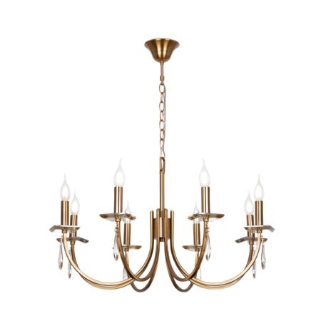 Люстра подвесная Freya Forte E14 320 Вт 21,33 кв.м (FR1006PL-08G) императорское воспитательное общество благородных девиц т 2 репринтное изд