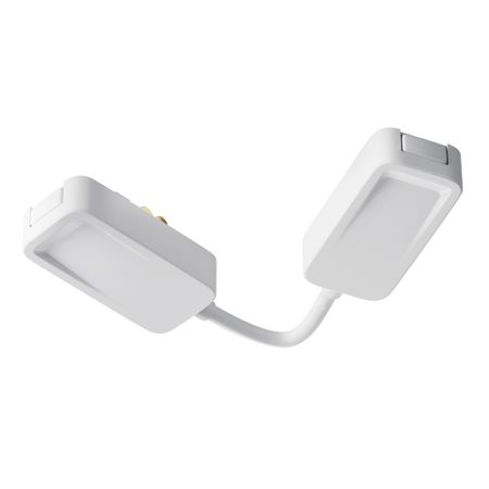 Коннектор для магнитного шинопровода гибкий Maytoni Technical Radity белый (TRA084CPC-W-12)