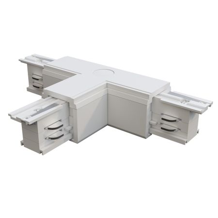 Коннектор для трехфазного шинопровода T-образный Maytoni Technical Trinity белый (TRA005CT-31W-L)