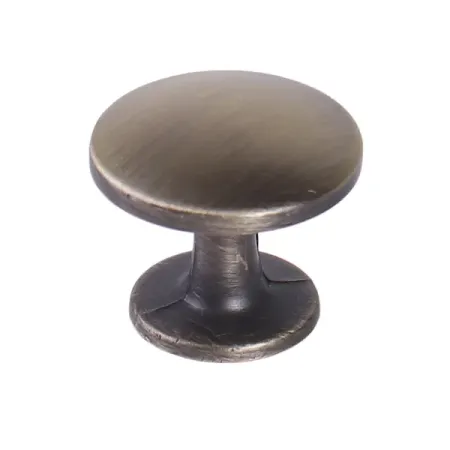 Мебельная ручка-кнопка бронза