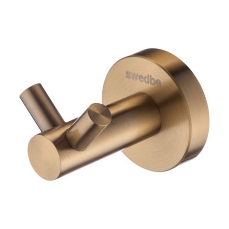 Крючок для ванной Swedbe Select двойной на шуруп латунь золото (9815GO) мария викторовна буряк чтение с увлечением 2 кл метод пос cd мусу фгос буряк компл кн cd планета