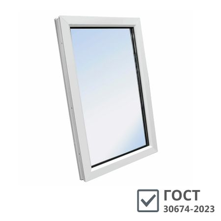 Пластиковое окно VEKA WHS 60 900х600 мм 1 створка глухая с одним стеклом